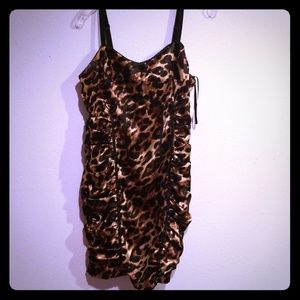 Leopard print dress